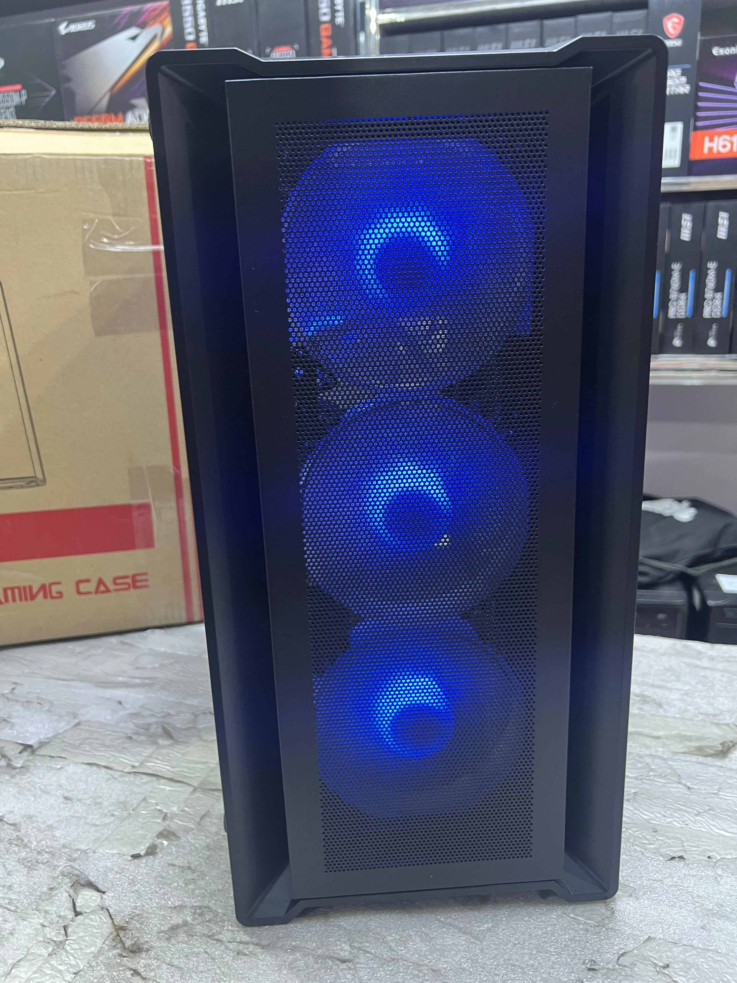 Xtech Casing X9 Black 4 RGB Fans - Image 3