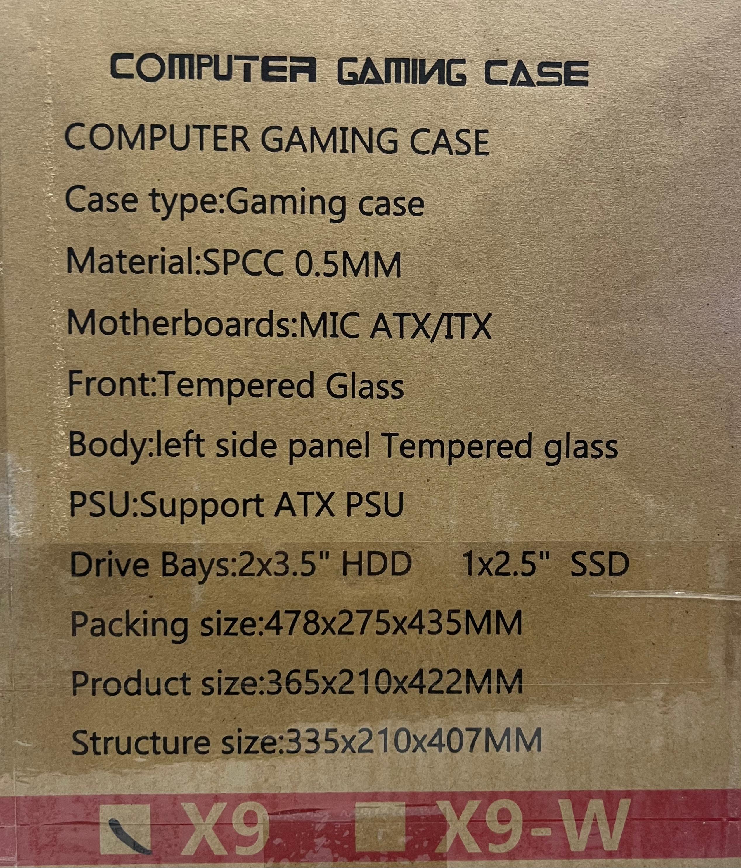 Xtech Casing X9 Black 4 RGB Fans - Image 7