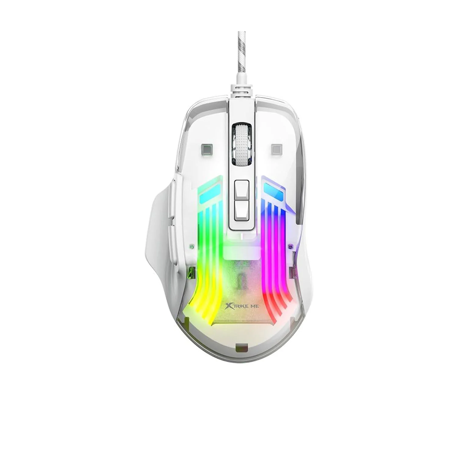 Xtrike Me Mouse Gm-319 Wired Gaming 7200 Dpi White