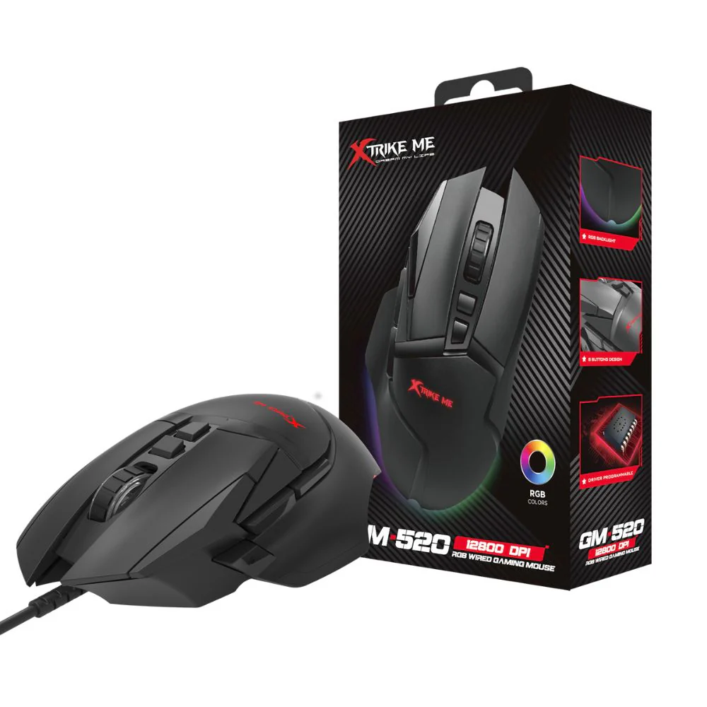 Xtrike Me Mouse Gm520 (8 Buttons) Rgb Wired Gaming - Image 3