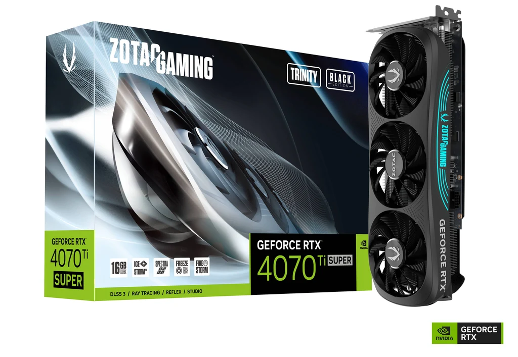 Zotac Graphic Card RTX 4070 Ti Super 16GB Trinity Black - Image 2